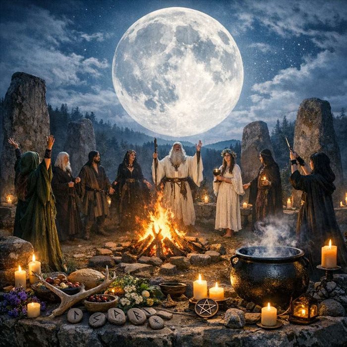 Rituels pleine lune : traditions celtiques et esbats