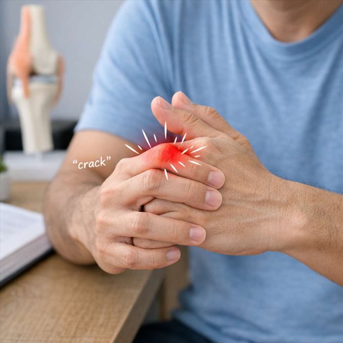 Pourquoi les articulations craquent sans douleur ? Explications et conseils