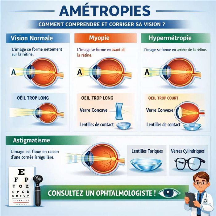 Amétropies : comment comprendre et corriger sa vision ?
