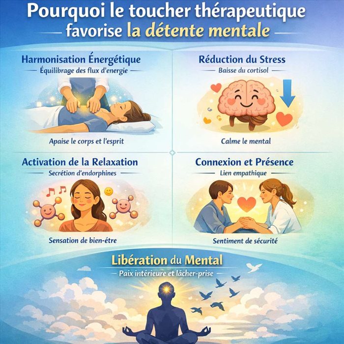 Toucher thérapeutique : comment favorise-t-il la détente mentale ?